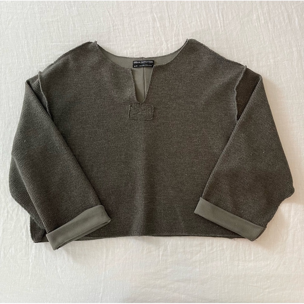 Urban Outfitters cropped sweater ribbed